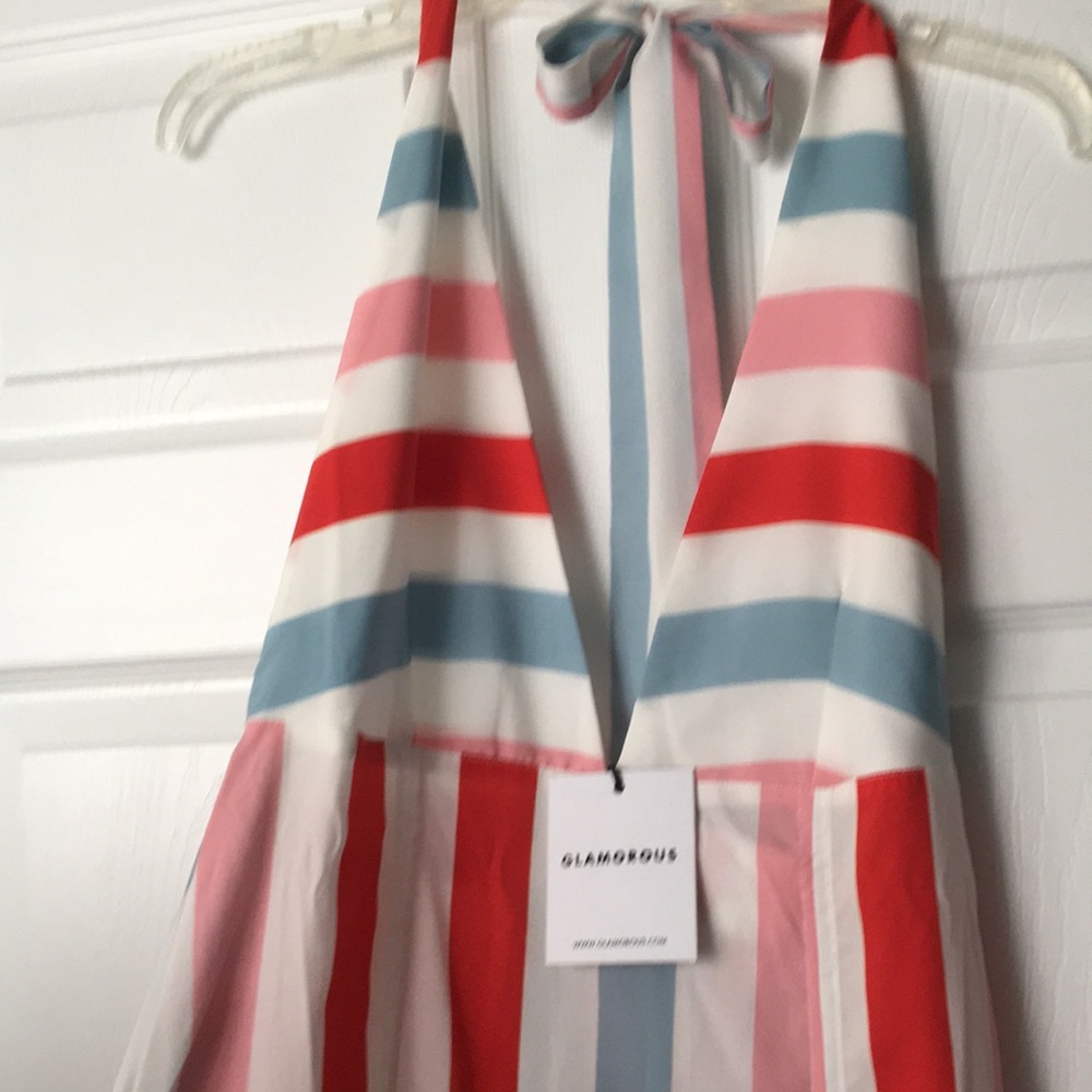 NWT • ASOS Glamorous Striped Beach Dress - Picture 11 of 15